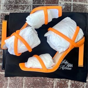 Saks 5th Avenue Strappy Leather Heel 37.5